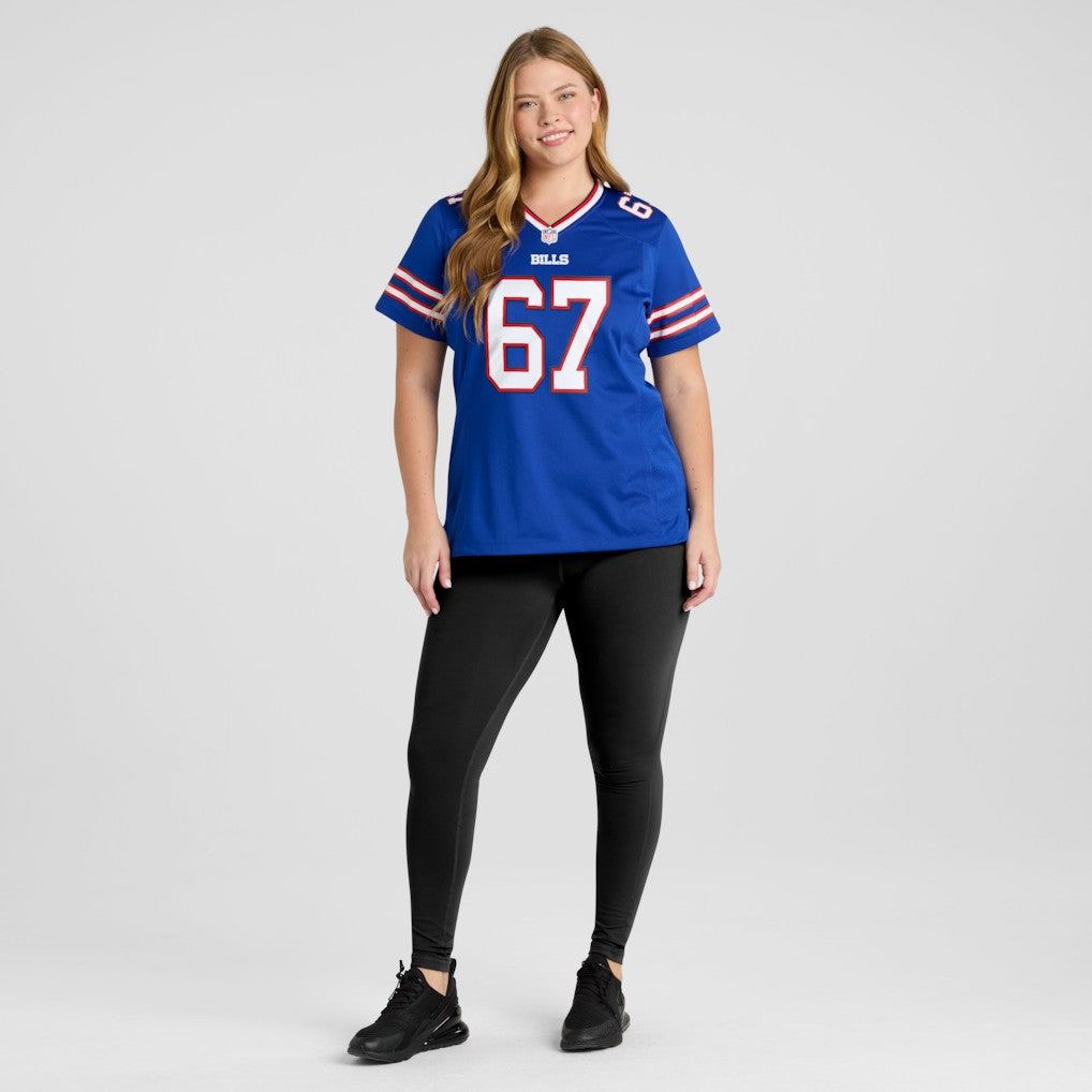 NFL Buffalo Bills Kent Hull  Women's Game Retired Player Jersey