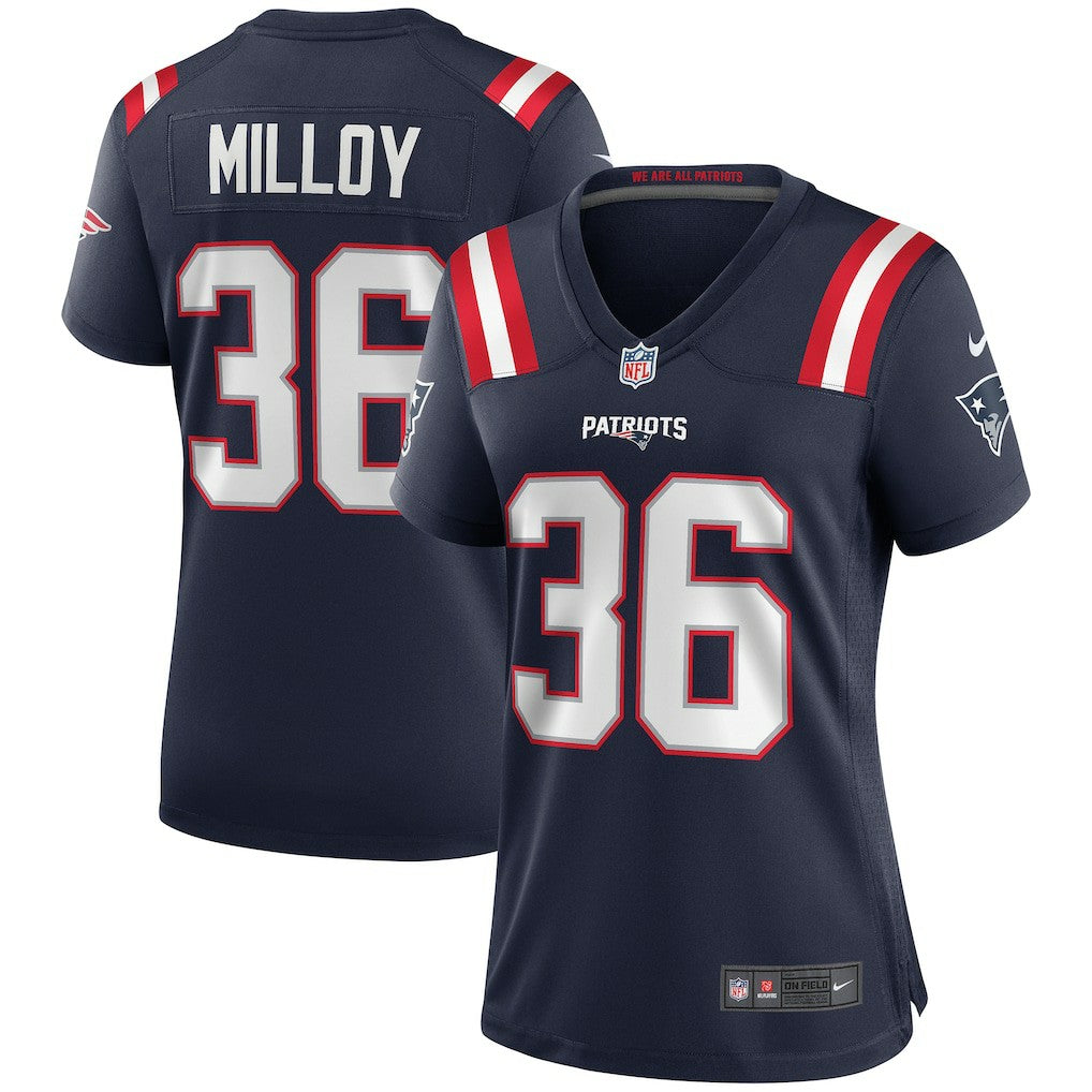 NFL New England Patriots Lawyer Milloy  Women's Game Retired Player Jersey