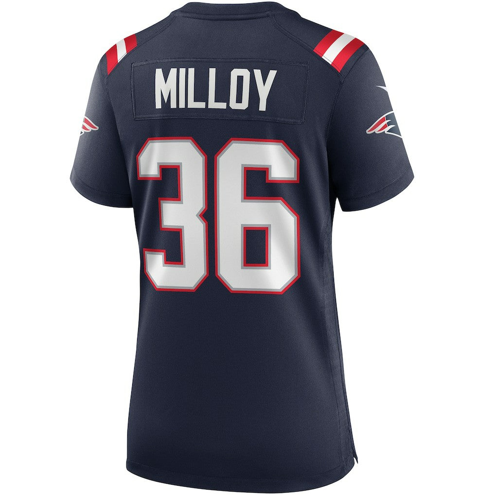 NFL New England Patriots Lawyer Milloy  Women's Game Retired Player Jersey