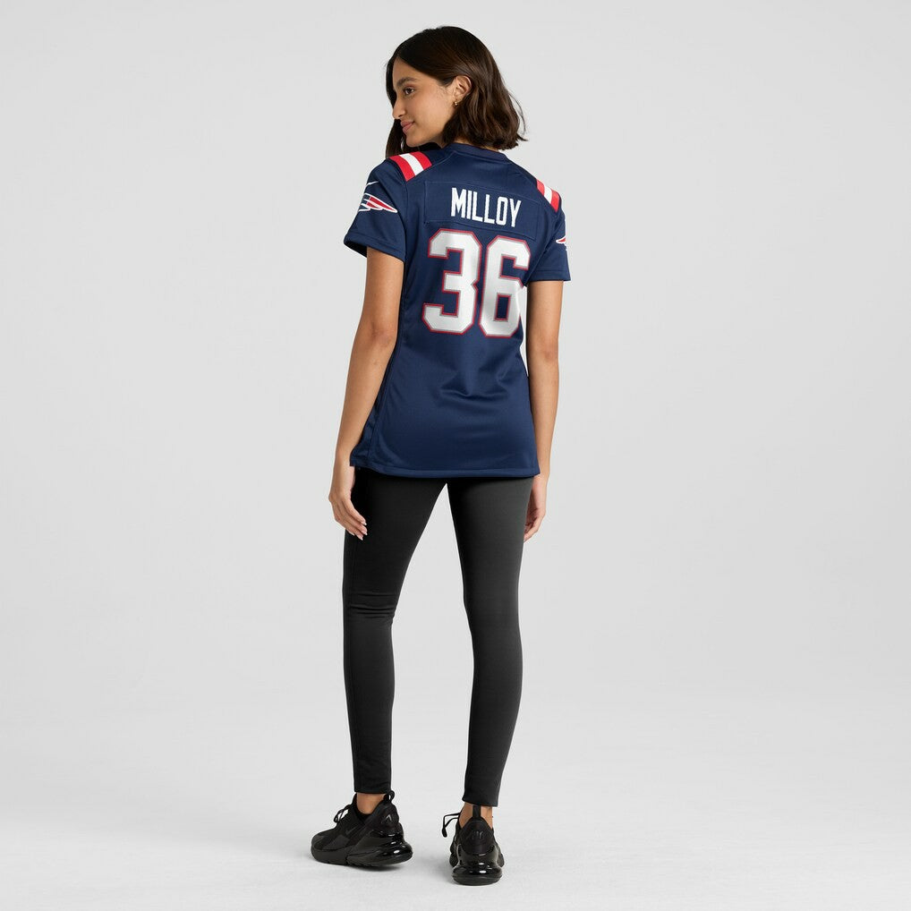 NFL New England Patriots Lawyer Milloy  Women's Game Retired Player Jersey