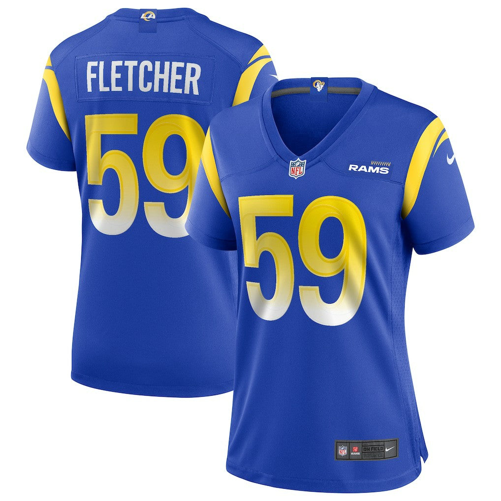 NFL Los Angeles Rams London Fletcher  Women's Game Retired Player Jersey