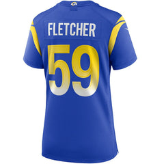 NFL Los Angeles Rams London Fletcher  Women's Game Retired Player Jersey