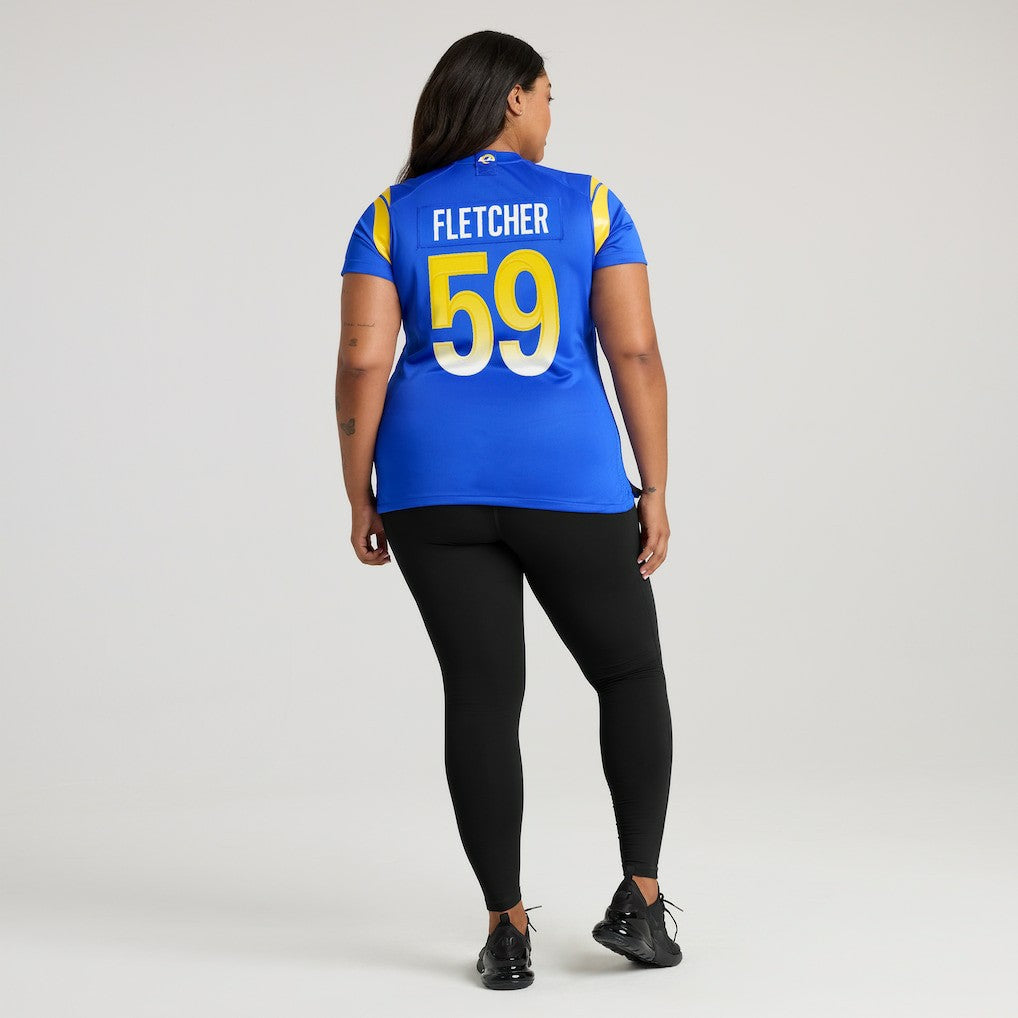 NFL Los Angeles Rams London Fletcher  Women's Game Retired Player Jersey