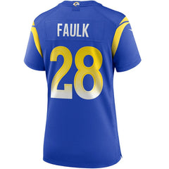 NFL Los Angeles Rams Marshall Faulk  Women's Game Retired Player Jersey
