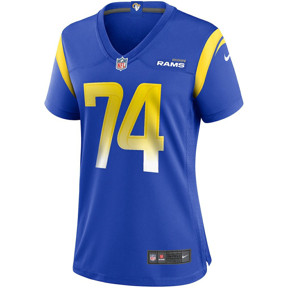 NFL Los Angeles Rams Merlin Olsen  Women's Game Retired Player Jersey