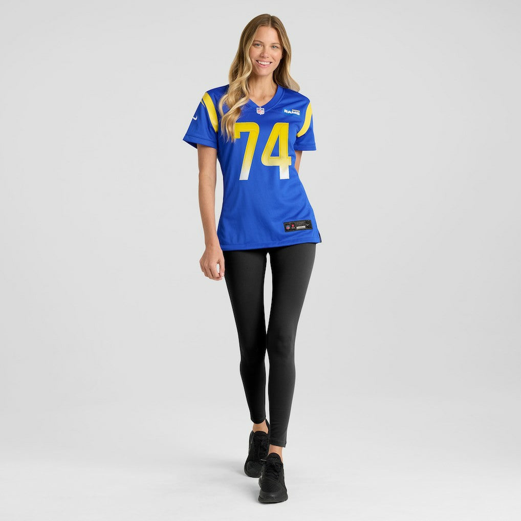 NFL Los Angeles Rams Merlin Olsen  Women's Game Retired Player Jersey