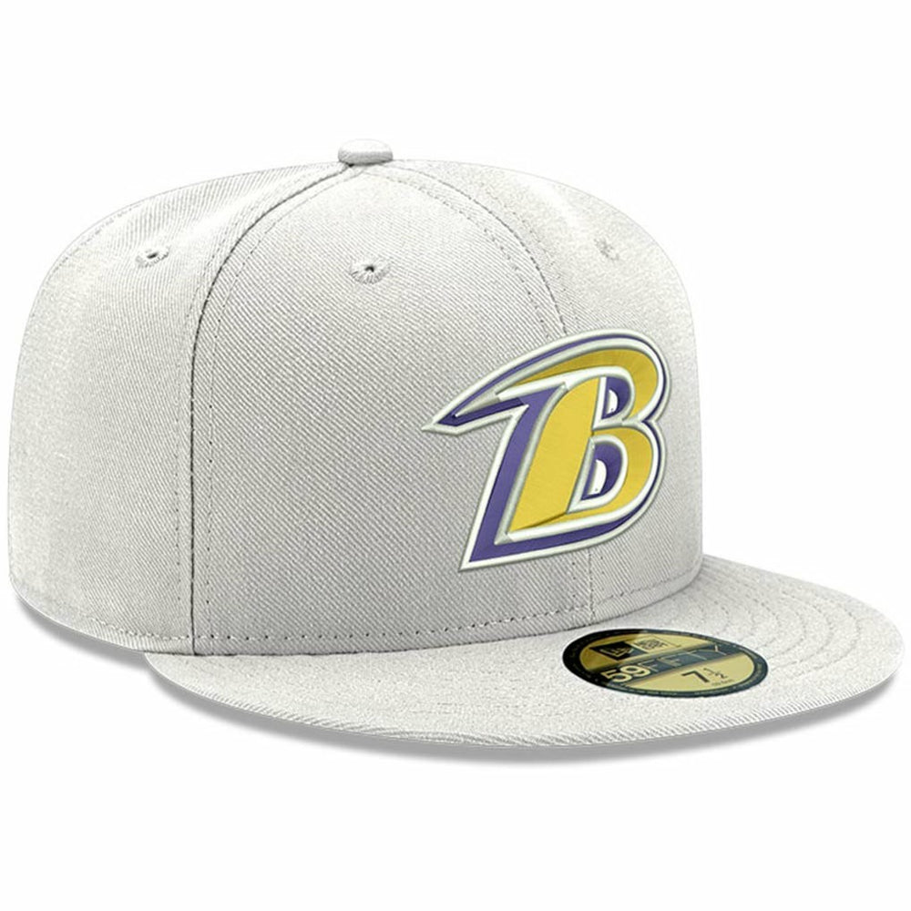 NFL Baltimore Ravens Omaha Lettermark 59FIFTY Fitted Hat