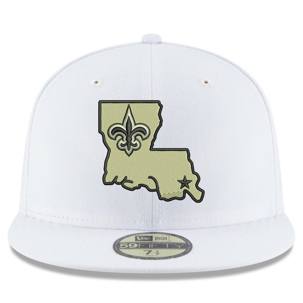 NFL New Orleans Saints Omaha Alternate Logo 59FIFTY Fitted Hat