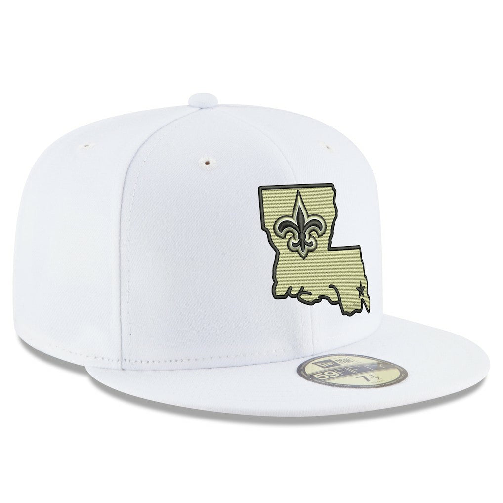 NFL New Orleans Saints Omaha Alternate Logo 59FIFTY Fitted Hat