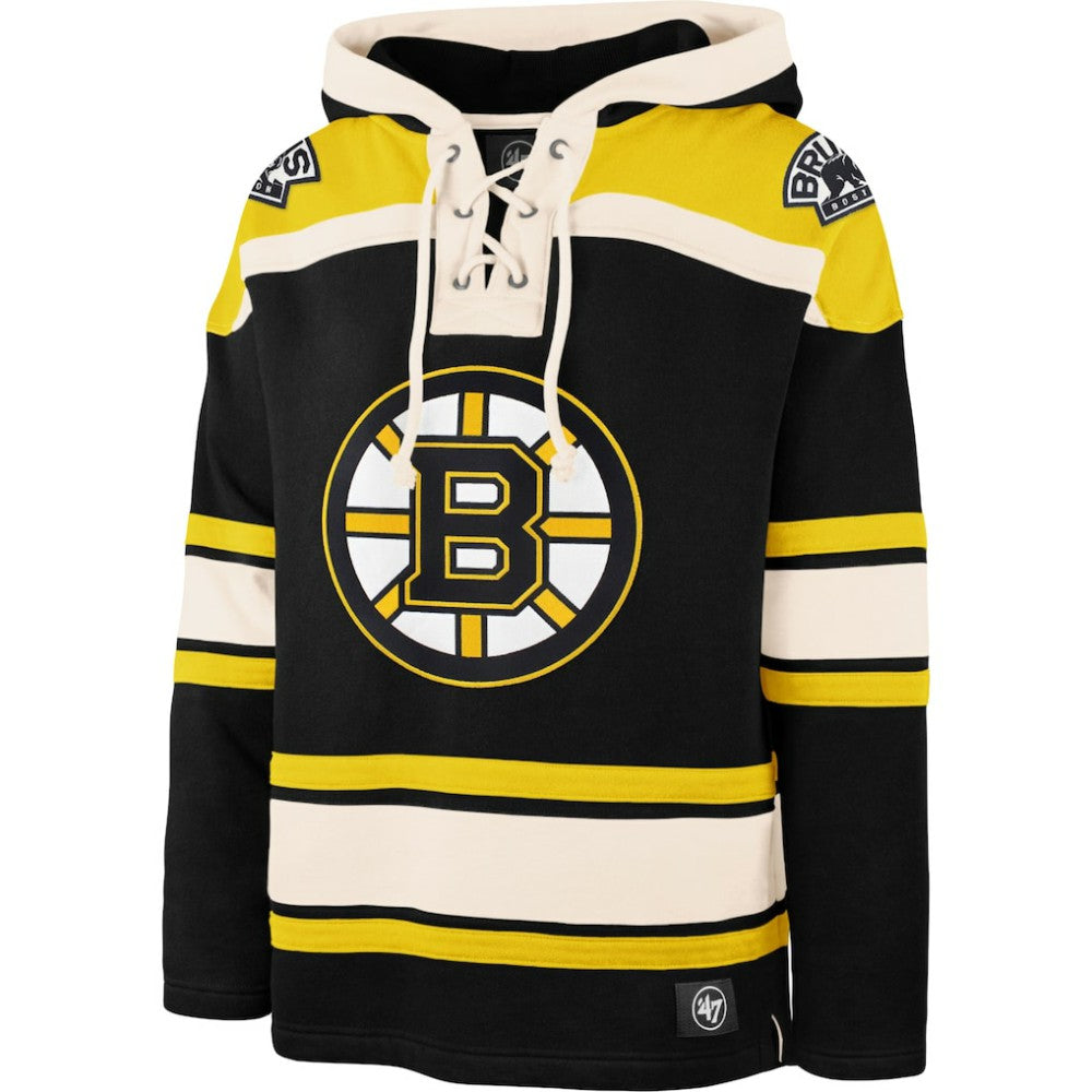 Boston Bruins '47 Superior Lacer Hoodie