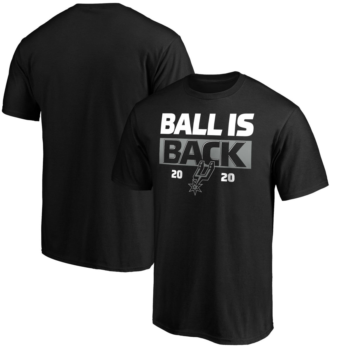 San Antonio Spurs Ball Is Back T-Shirt - Black discount