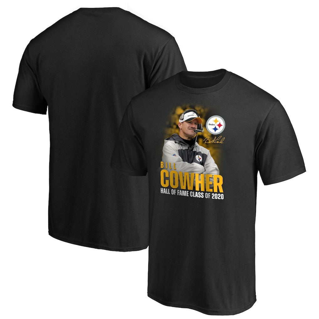 NFL Pittsburgh Steelers Bill Cowher  2020 Pro Football Hall of Fame Inductee Coach Graphic T-Shirt