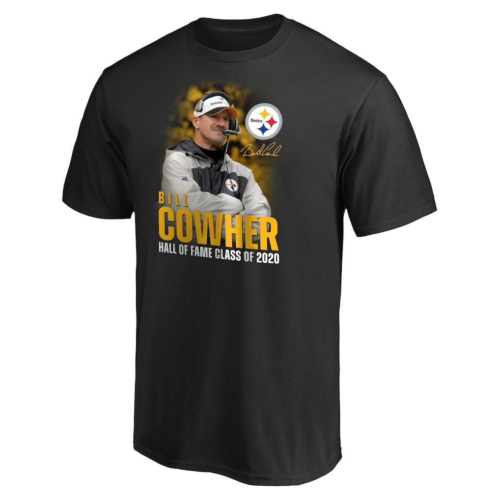NFL Pittsburgh Steelers Bill Cowher  2020 Pro Football Hall of Fame Inductee Coach Graphic T-Shirt