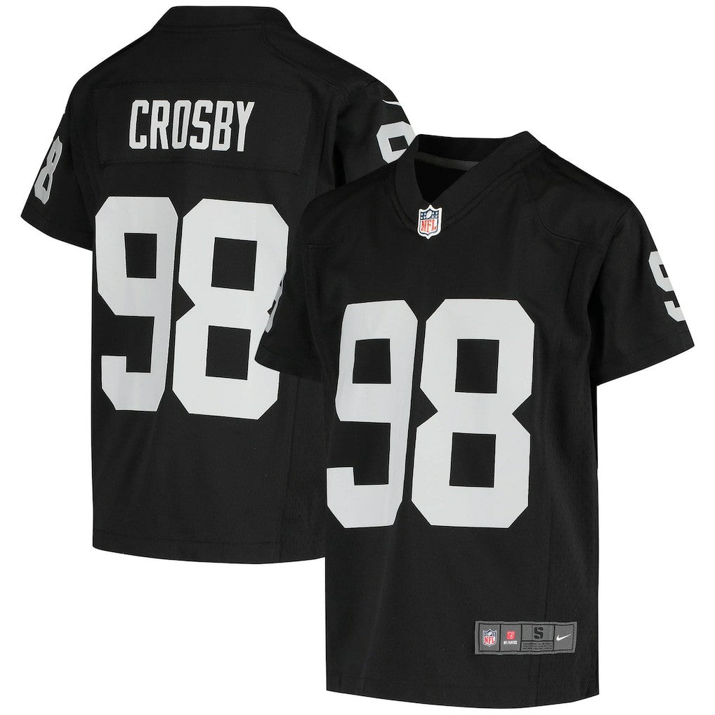 NFL Las Vegas Raiders Maxx Crosby  Youth Game Jersey