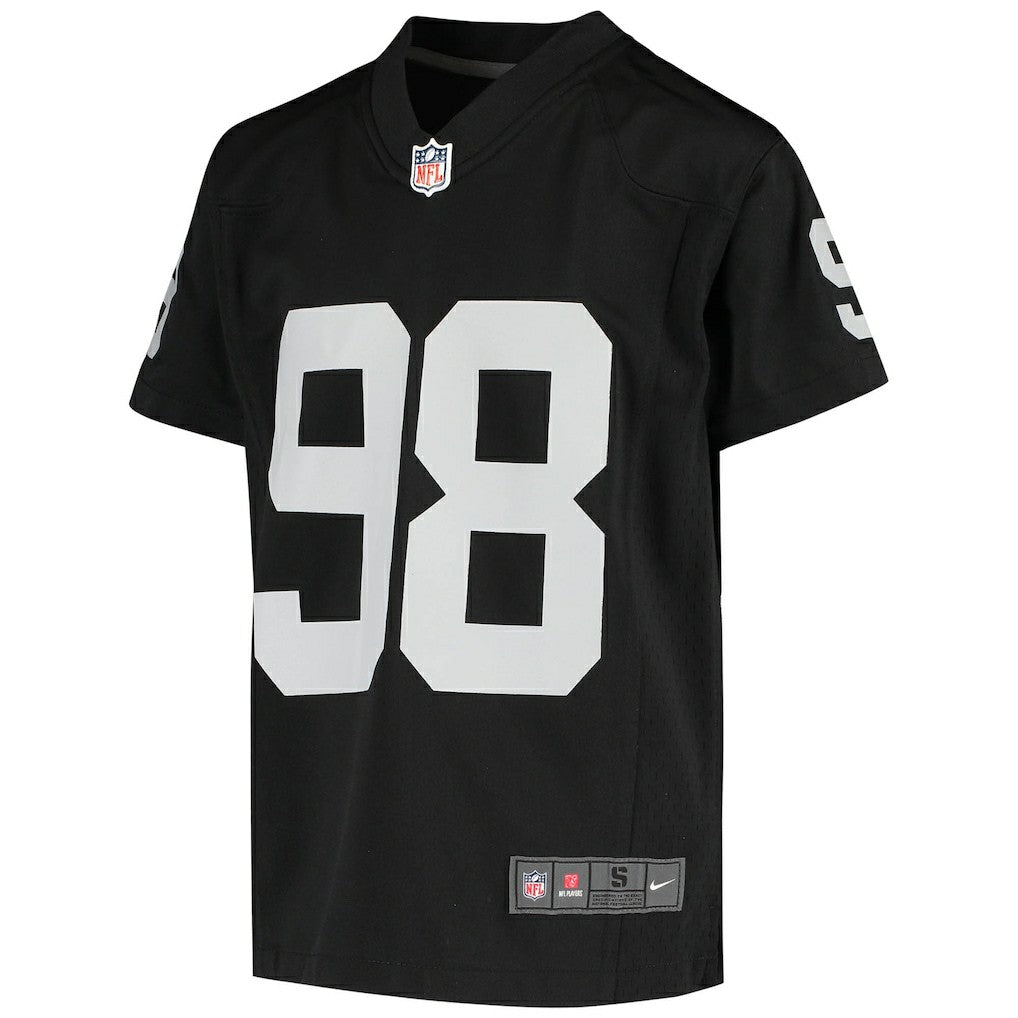 NFL Las Vegas Raiders Maxx Crosby  Youth Game Jersey