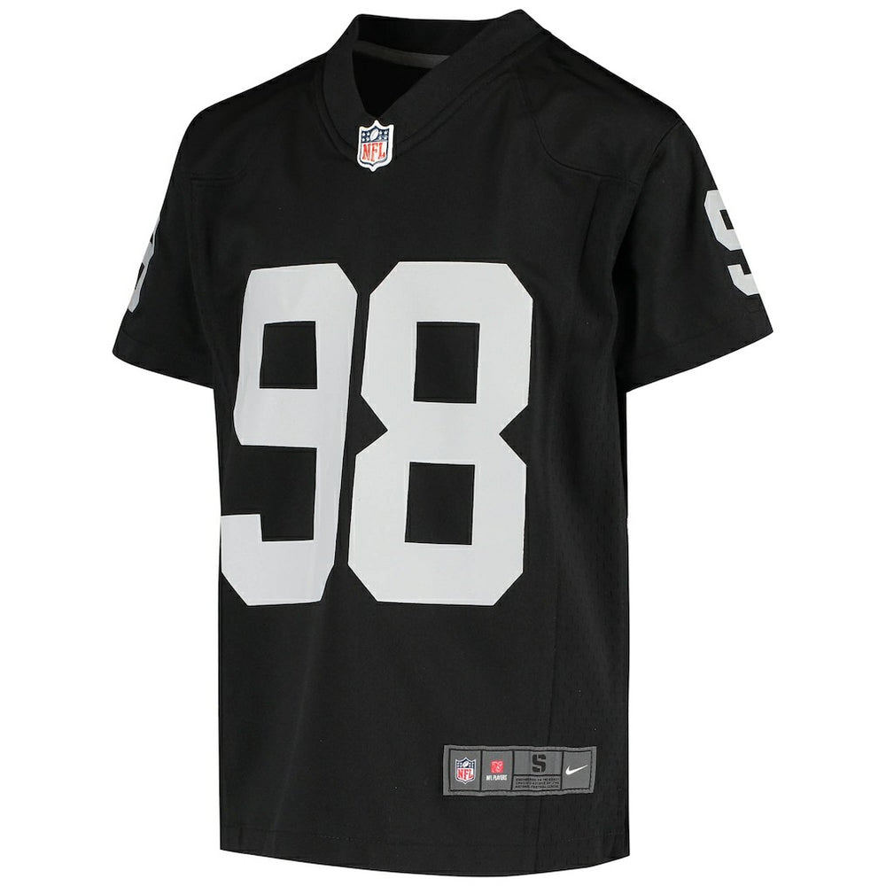 NFL Las Vegas Raiders Maxx Crosby  Youth Game Jersey