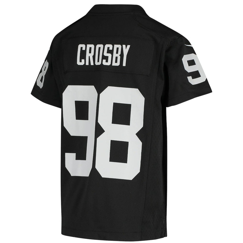NFL Las Vegas Raiders Maxx Crosby  Youth Game Jersey