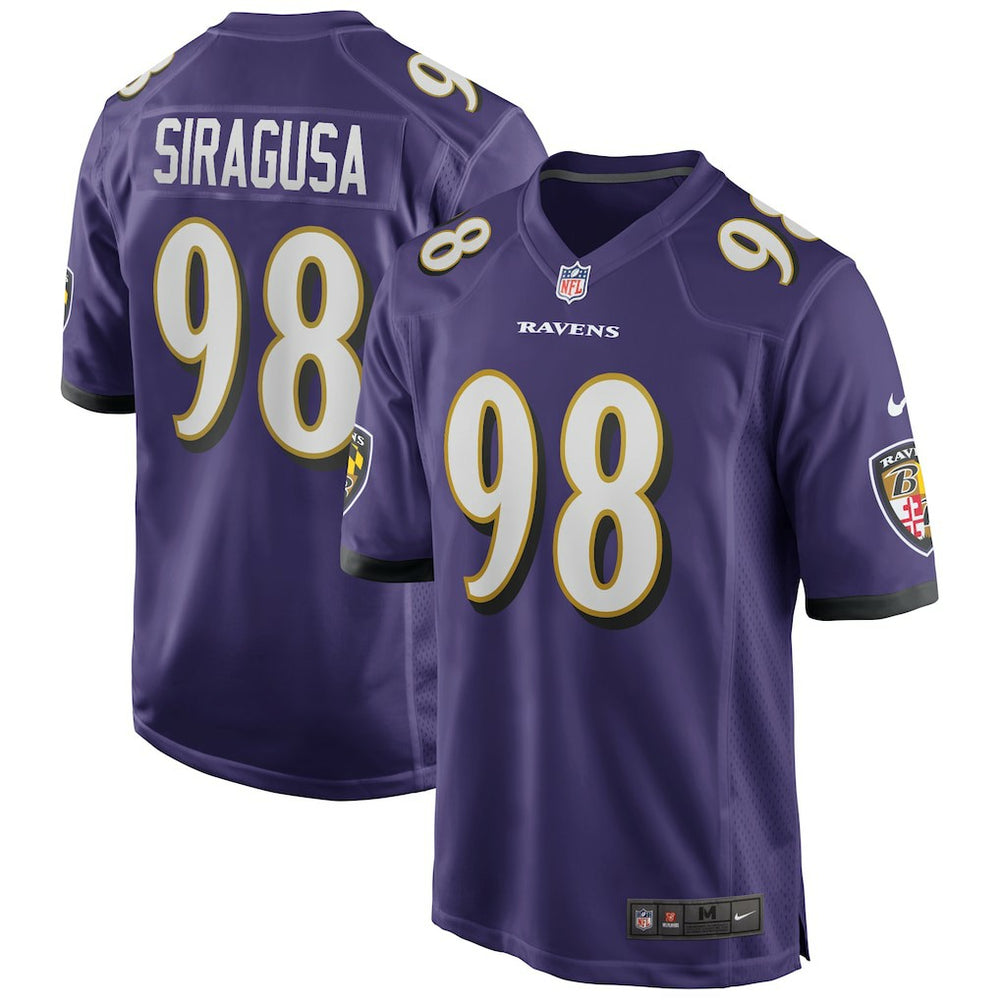NFL Baltimore Ravens Tony Siragusa  Game Retired Player Jersey