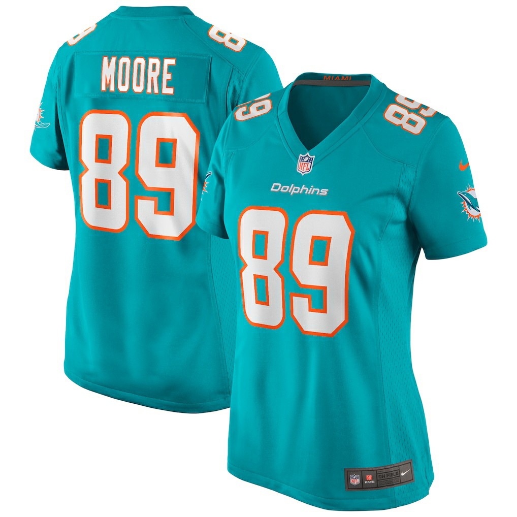 NFL Miami Dolphins Nat Moore  Women's Game Retired Player Jersey
