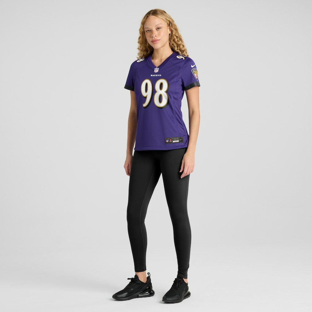 NFL Baltimore Ravens Tony Siragusa  Women's Game Retired Player Jersey