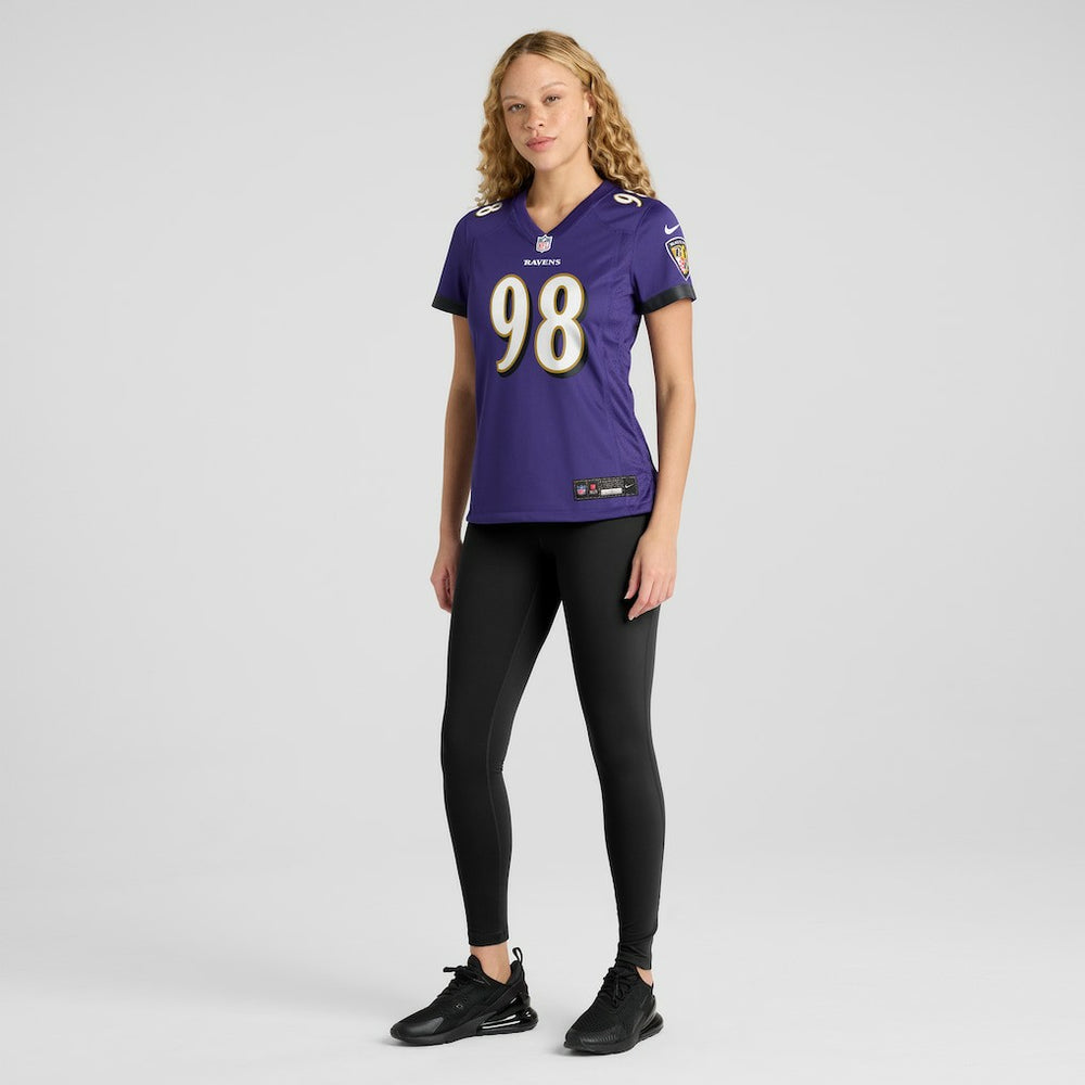 NFL Baltimore Ravens Tony Siragusa  Women's Game Retired Player Jersey