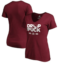 Colorado Avalanche Women's Drop the Puck V-Neck T-Shirt