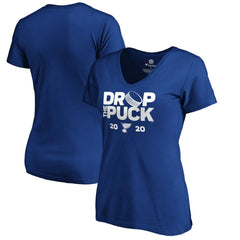 St. Louis Blues Women's Drop the Puck V-Neck T-Shirt