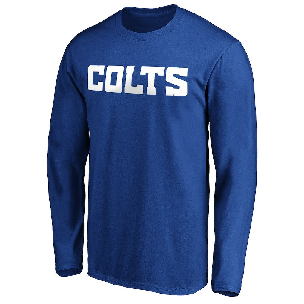 NFL Indianapolis Colts #1 Dad Long Sleeve Team Logo T-Shirt