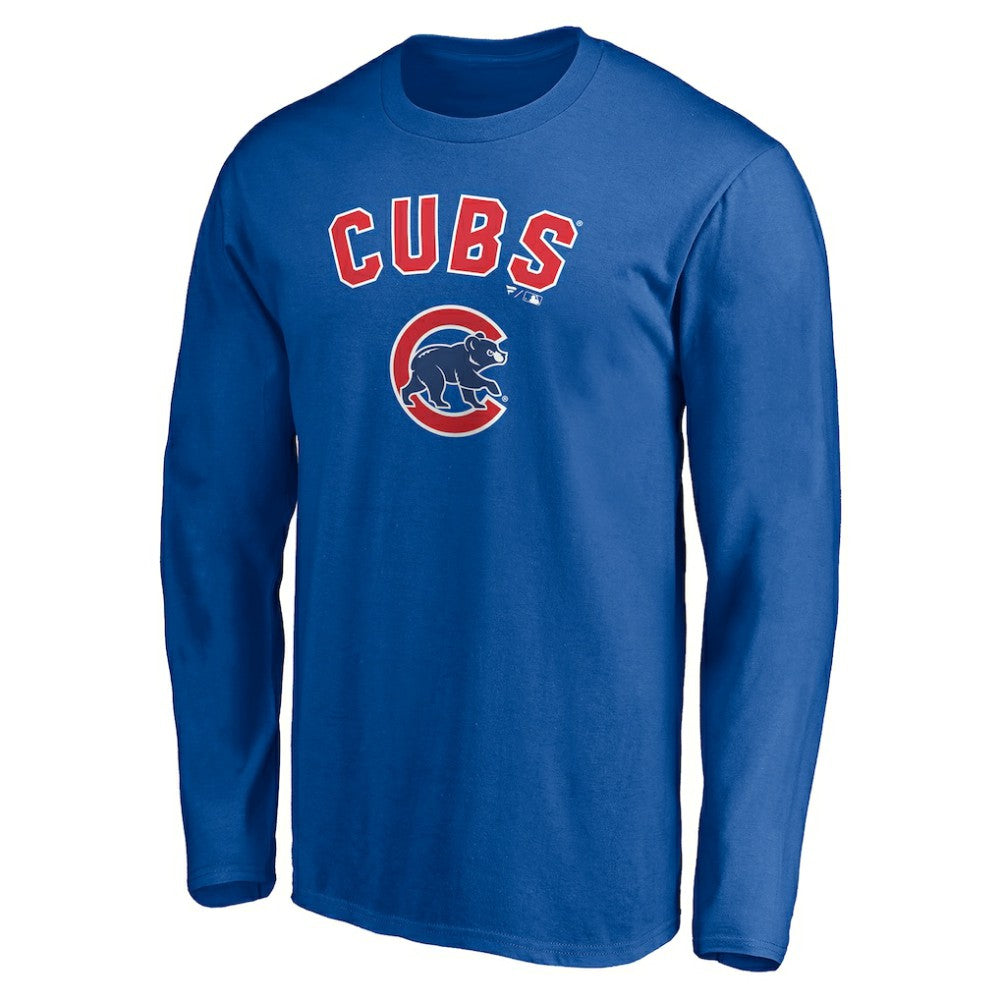 Chicago Cubs Personalized Winning Streak Name & Number Long Sleeve T-Shirt - Royal