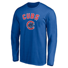 Chicago Cubs Personalized Winning Streak Name & Number Long Sleeve T-Shirt - Royal