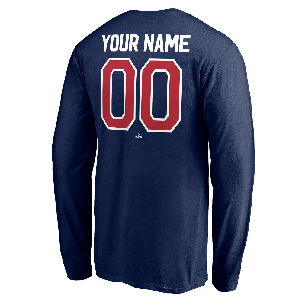 Minnesota Twins Personalized Winning Streak Name & Number Long Sleeve T-Shirt - Navy