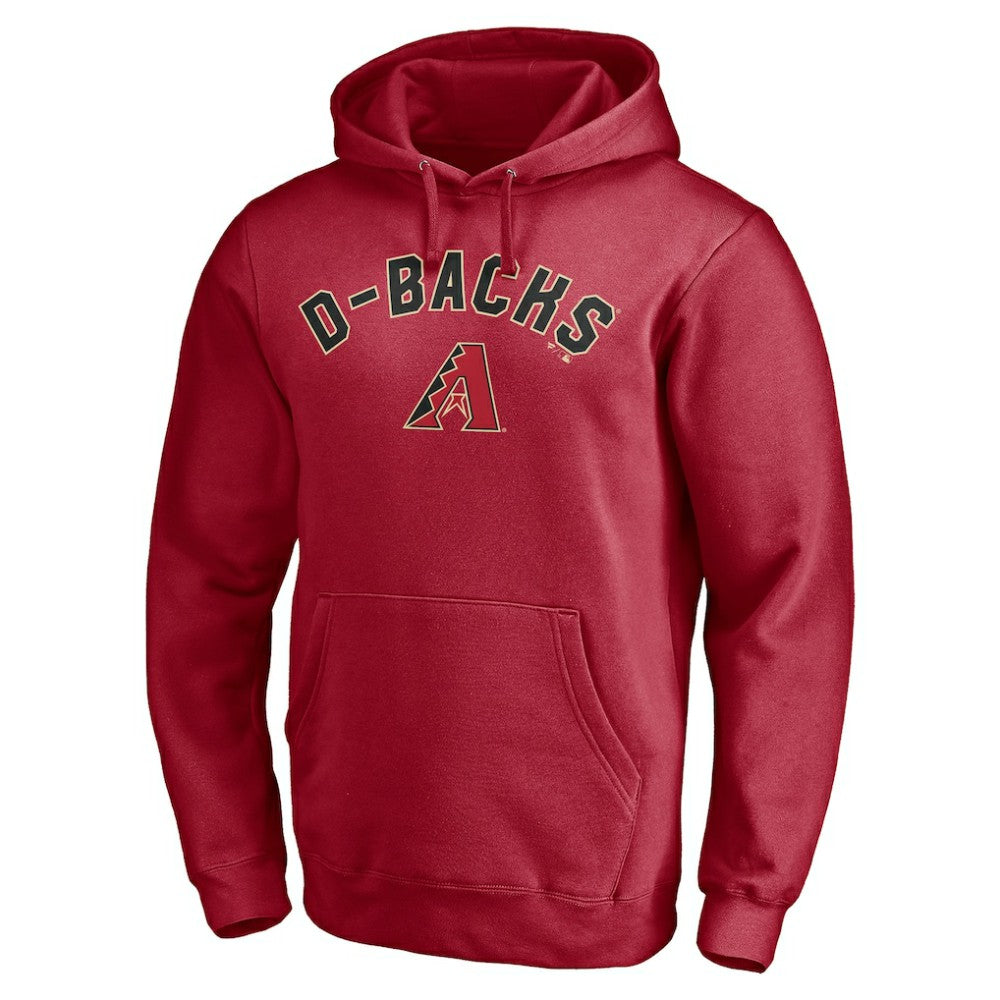 Arizona Diamondbacks Personalized Winning Streak Name & Number Pullover Hoodie - Red