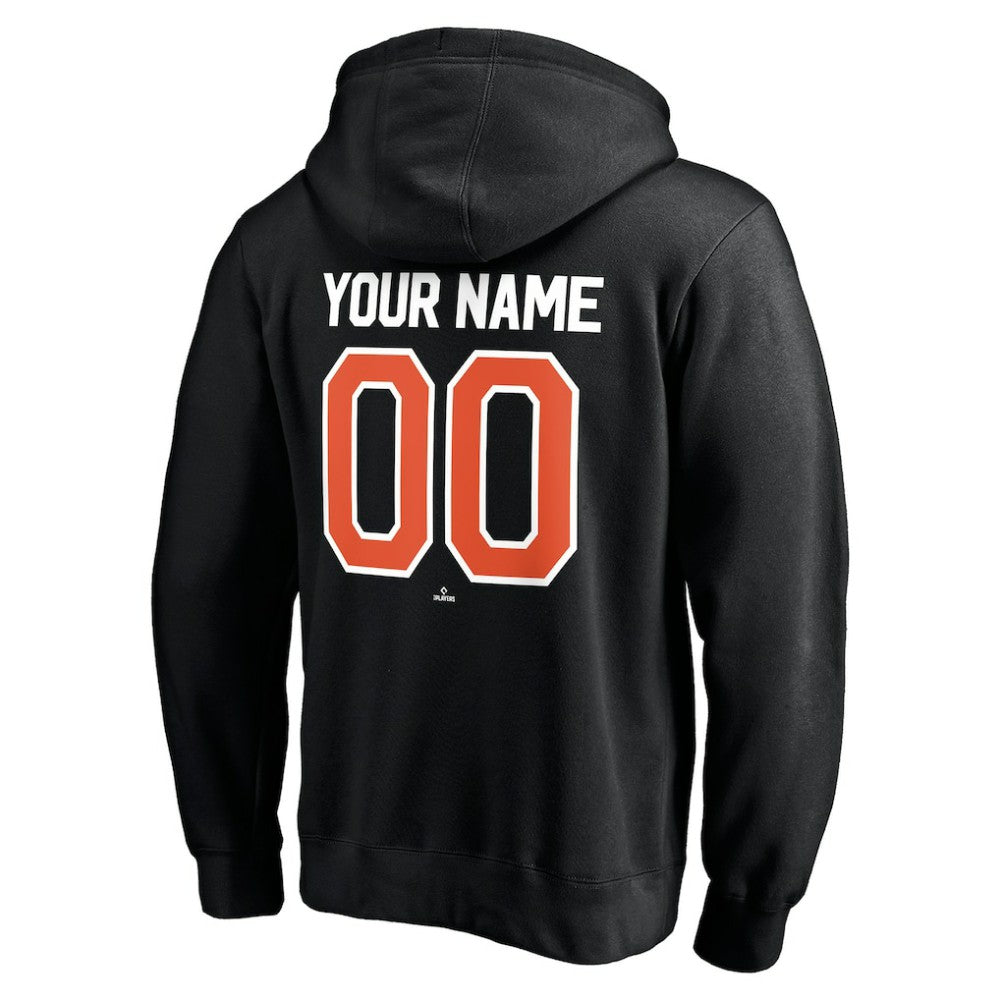 Baltimore Orioles Personalized Winning Streak Name & Number Pullover Hoodie - Black
