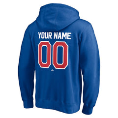Chicago Cubs Personalized Winning Streak Name & Number Pullover Hoodie - Royal