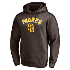 San Diego Padres Personalized Winning Streak Name & Number Pullover Hoodie - Brown