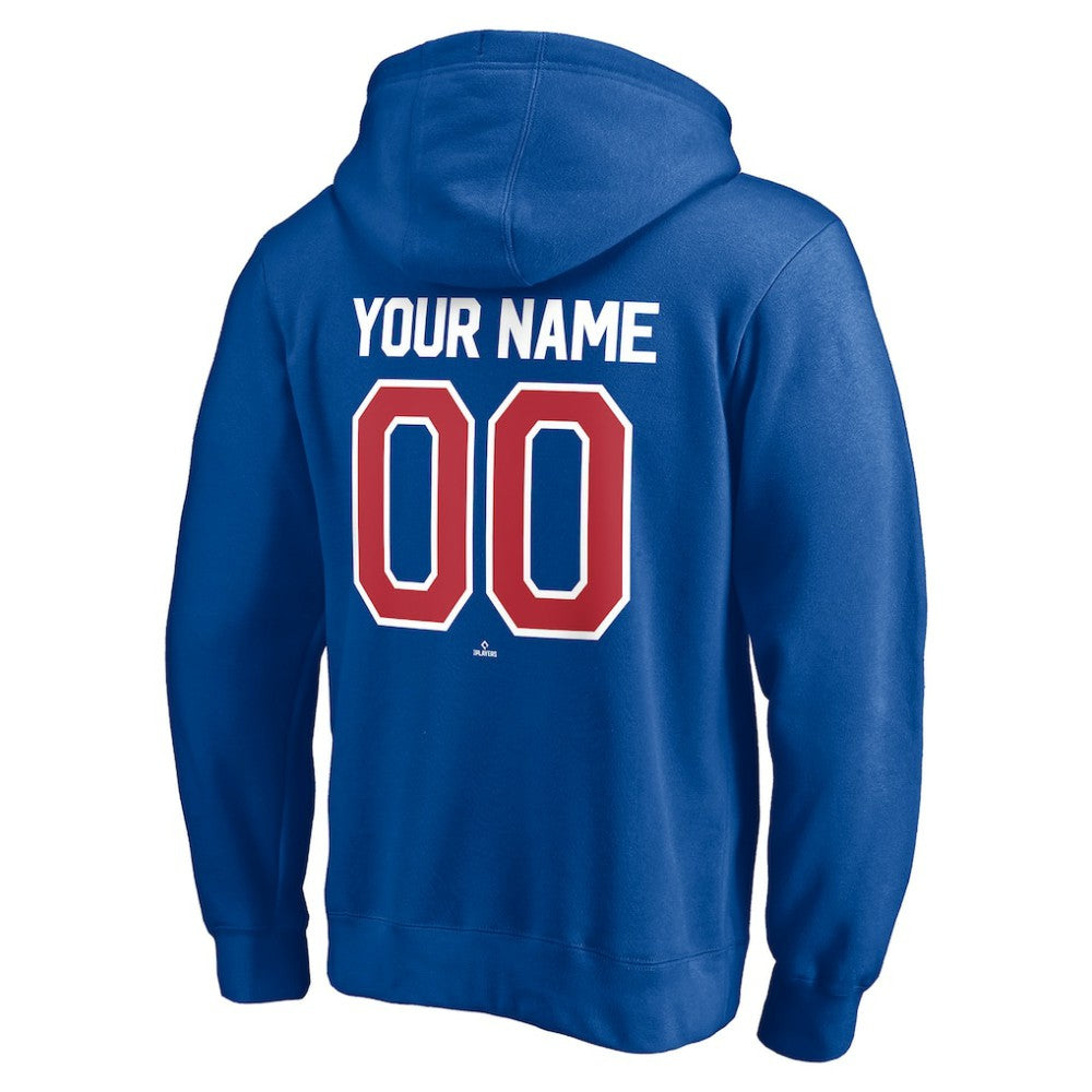 Texas Rangers Personalized Winning Streak Name & Number Pullover Hoodie - Royal