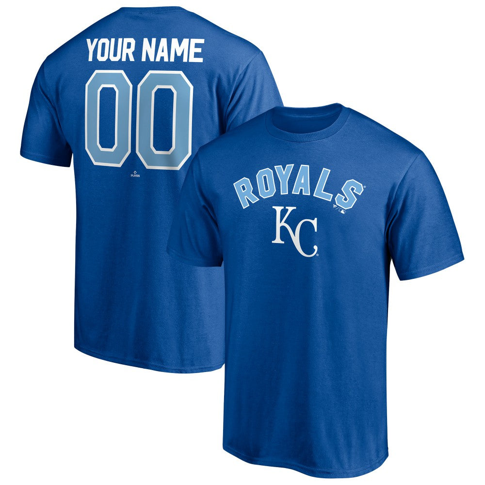 Kansas City Royals Personalized Team Winning Streak Name & Number T-Shirt - Royal