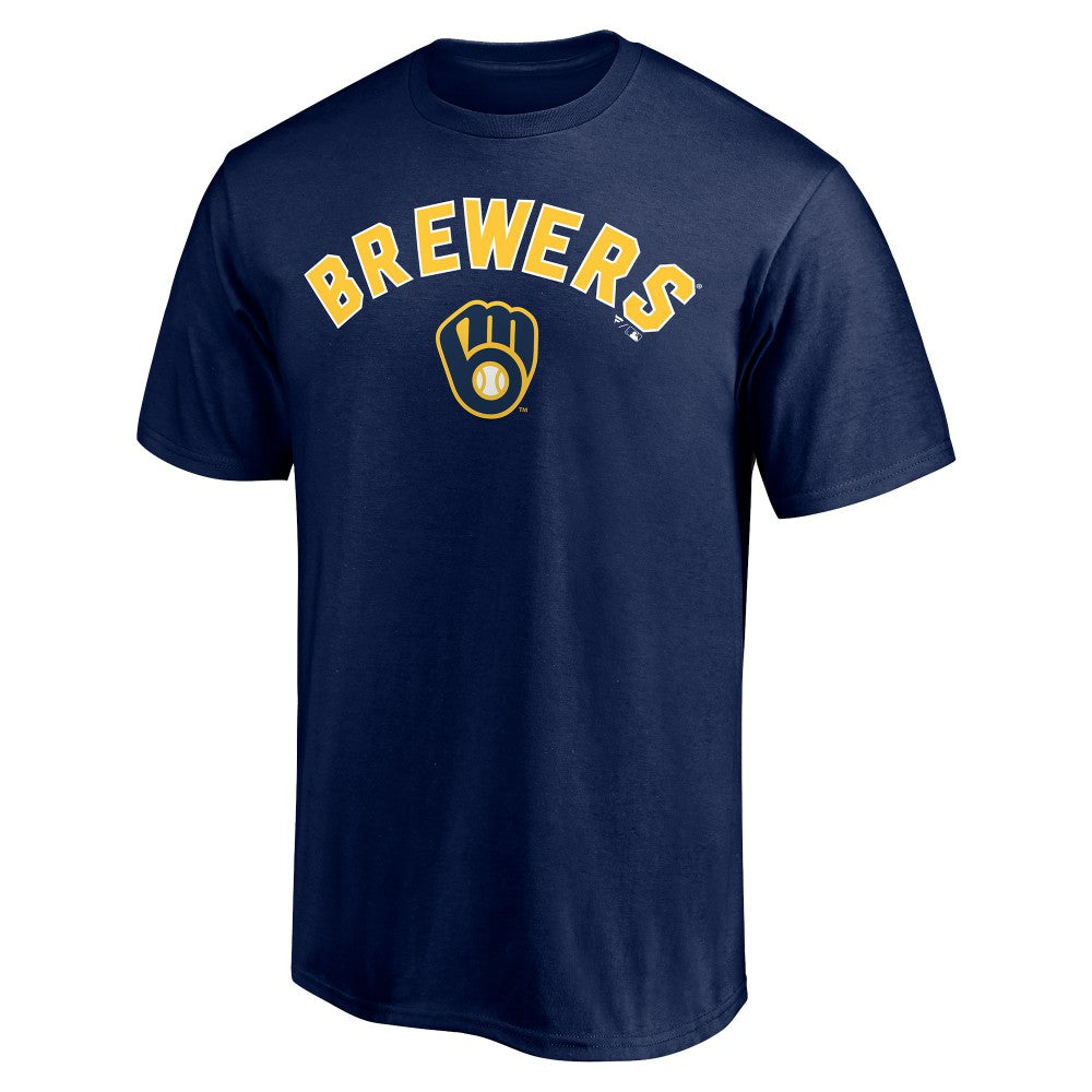 Milwaukee Brewers Personalized Team Winning Streak Name & Number T-Shirt - Navy