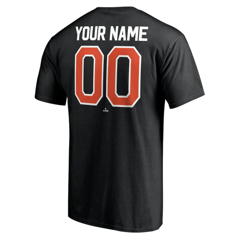 San Francisco Giants Personalized Team Winning Streak Name & Number T-Shirt - Black