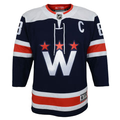 Alexander Ovechkin Washington Capitals Youth 2020/21 Alternate Premier Player Jersey