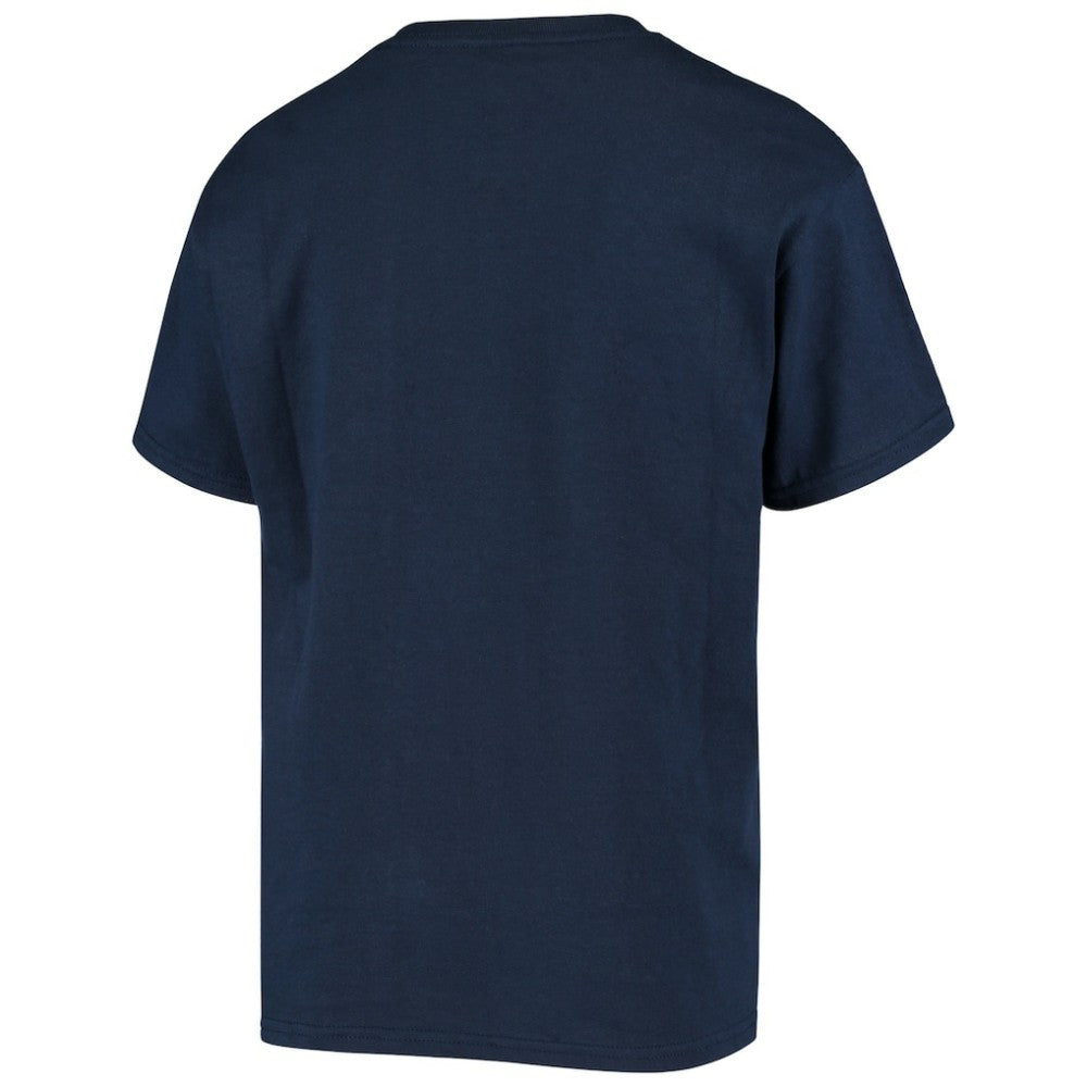 Atlanta Braves Stitches Youth Team Logo T-Shirt - Navy