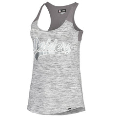 NFL Las Vegas Raiders Women's Space Dye Racerback Scoop Neck Tank Top