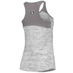 NFL Las Vegas Raiders Women's Space Dye Racerback Scoop Neck Tank Top