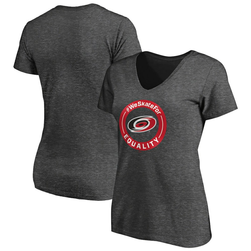 Carolina Hurricanes Women's #WeSkateFor V-Neck T-Shirt