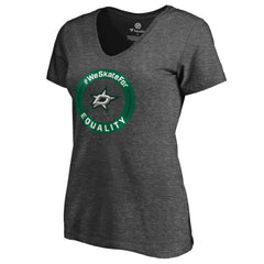 Dallas Stars Women's #WeSkateFor V-Neck T-Shirt
