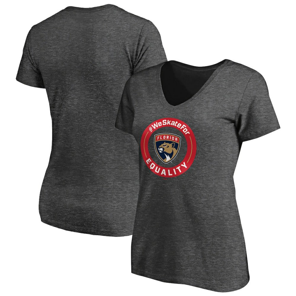 Florida Panthers Women's #WeSkateFor V-Neck T-Shirt