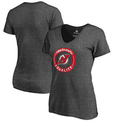 New Jersey Devils Women's #WeSkateFor V-Neck T-Shirt