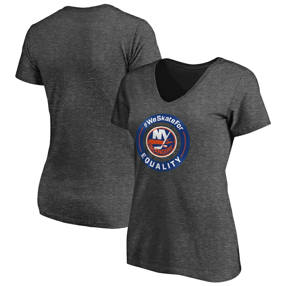 New York Islanders Women's #WeSkateFor V-Neck T-Shirt