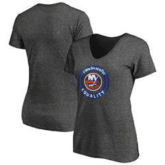 New York Islanders Women's #WeSkateFor V-Neck T-Shirt