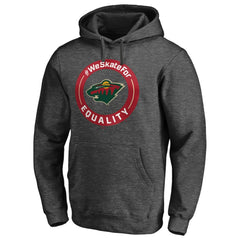 Minnesota Wild #WeSkateFor Pullover Hoodie